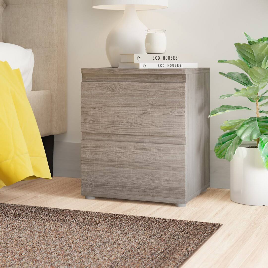 2 Drawer Nightstand Zipcode Design Color Truffle