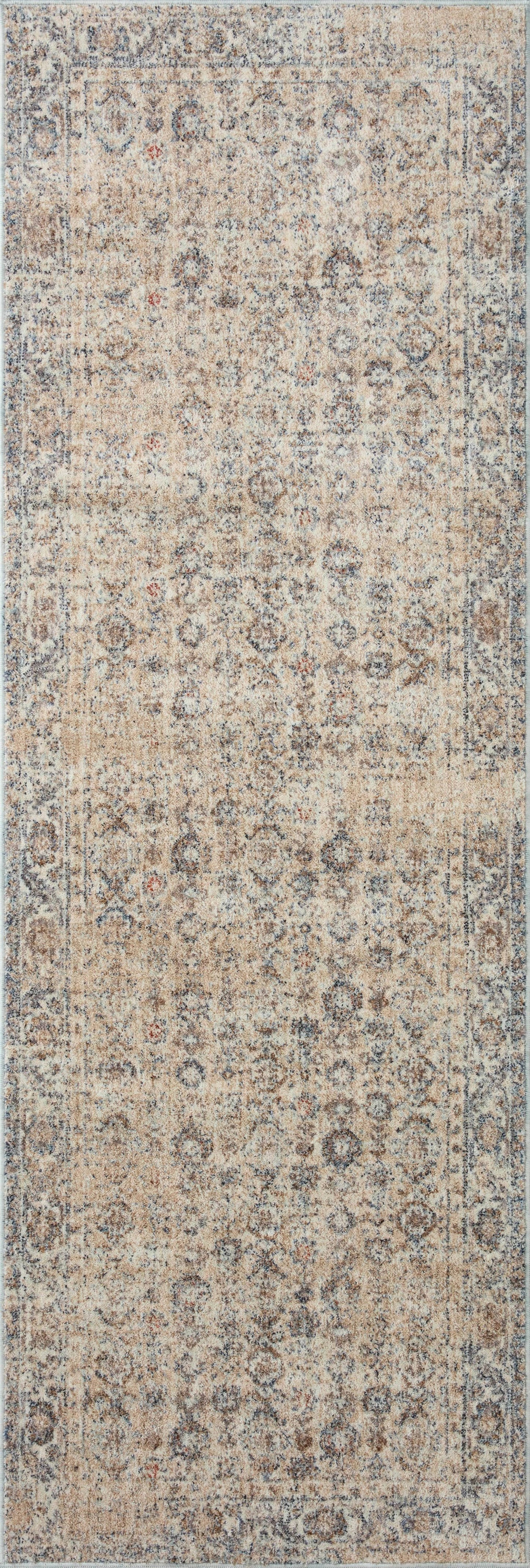 Angela Rose X Loloi 11 6 15 7 Beige/Denim Large Blake Bla-04 Area Rug