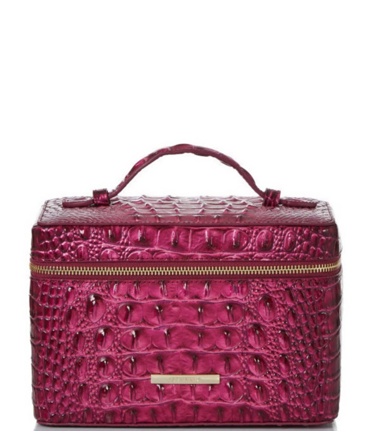 Brahmin Melbourne Collection Charmaine Travel Makeup Bag - Pomegranate