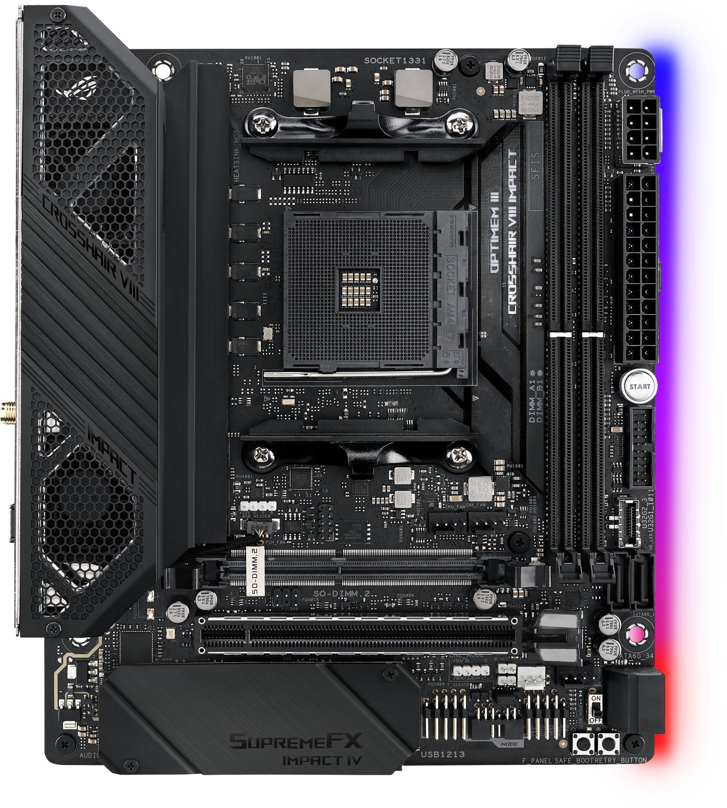 Asus Rog Crosshair Viii Impact Amd X570 Socket Am4 Mini Dtx