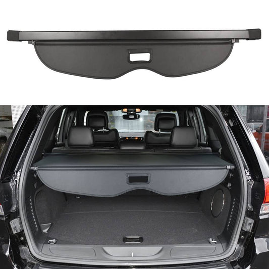 Boparauto Cargo Cover For Jeep Grand Cherokee Accessories 2011-2020 2021 Rear Trunk Shade Cover(Not Fit For 2021 Winter-2022 Grand Cherokee L )