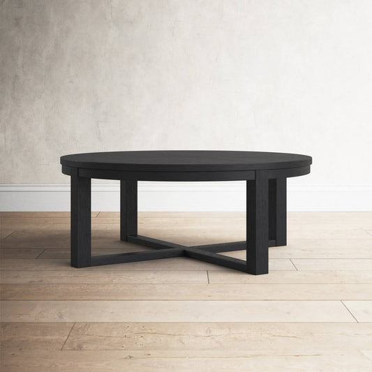 Appleton Round Cocktail Table Birch Lane Color: Charred Oak