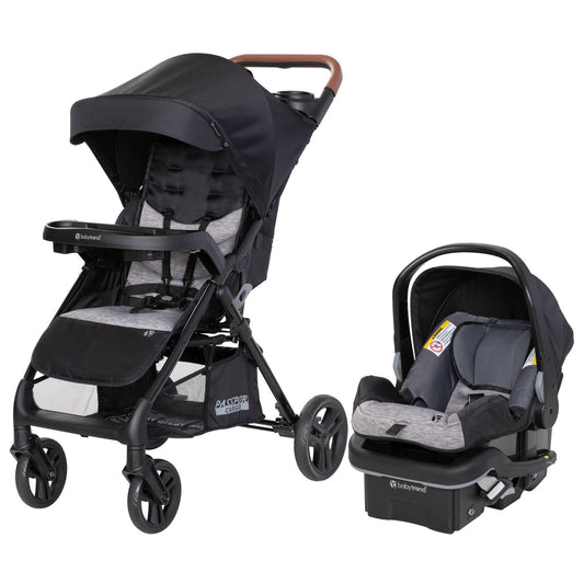 Baby Trend Passport Cargo Travel System With Lightweight Ez Lift 35 Plus Infant Car Seat - Black Bamboo