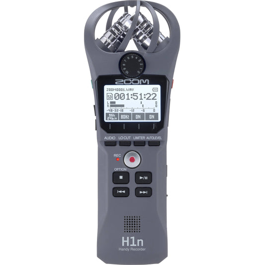 Zoom 2-Input / 2-Track Portable Handy Recorder With Onboard X/Y Microphone Gray, Zh1ng