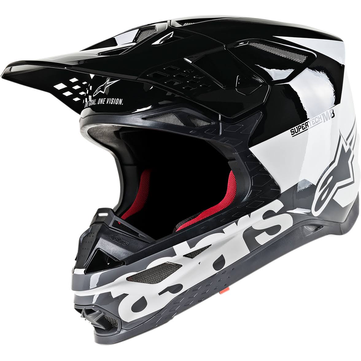 Alpinestars Supertech M8 Radium Helmet Black/White Xs