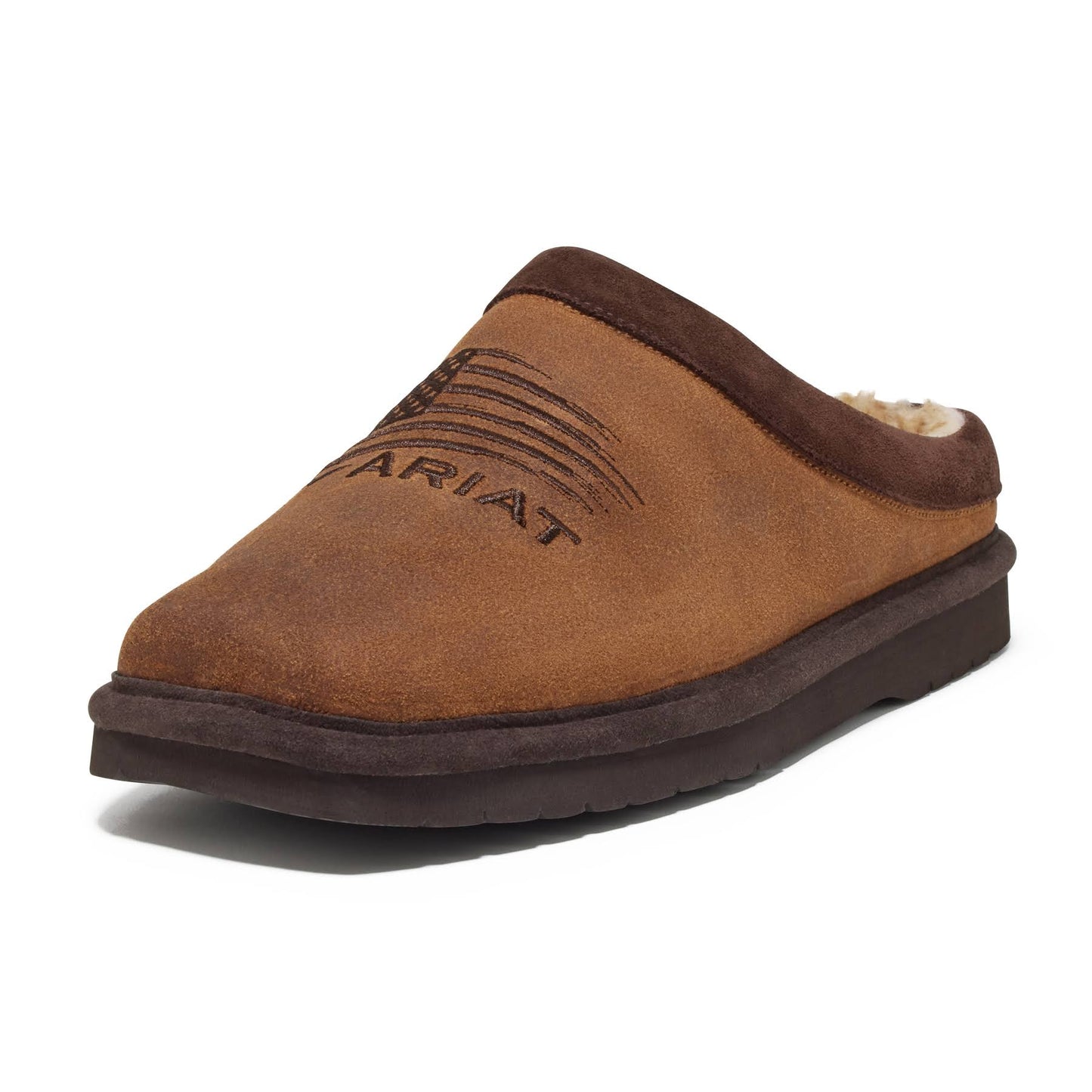 Ariat Men s Patriot Slipper, Dusty Brown Suede 9