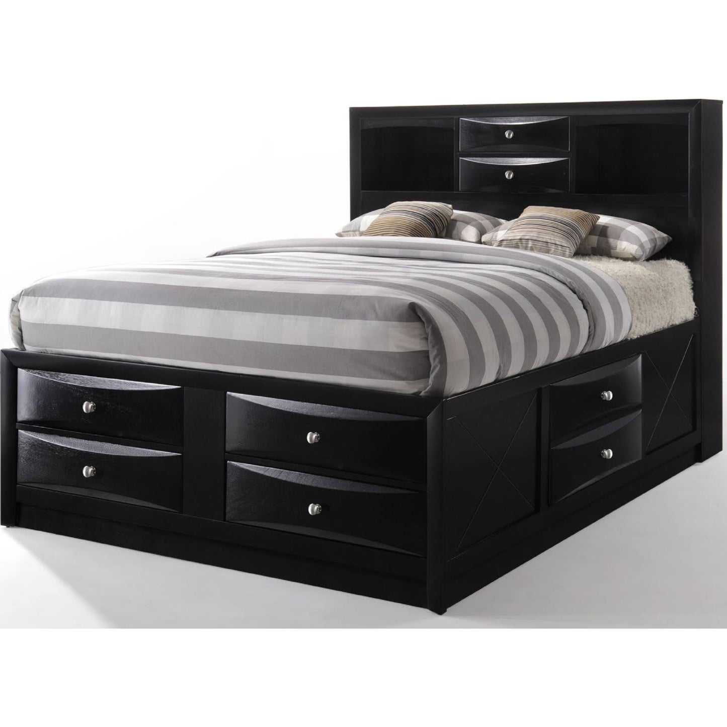 Acme Ireland Queen Storage Bed Black