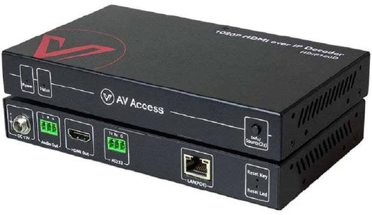 Av Access 1080p Hdmi Extender Over Ip Decoder, Many To Many Or Direct Cat5e/6/6a