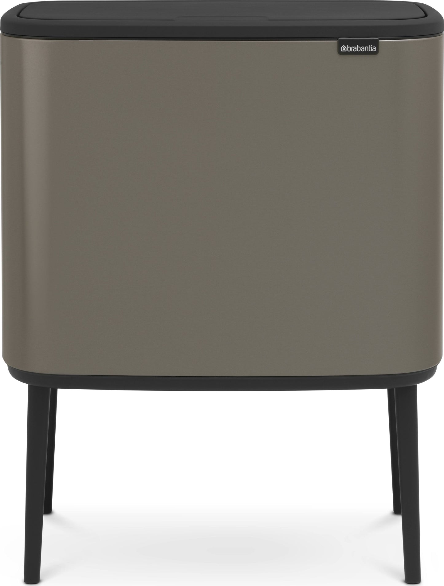 Brabantia Bo Touch Top Trash Can, 3 & 6 Gallon - Pine Green