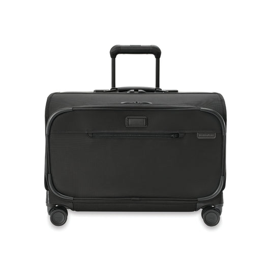 Briggs & Riley Baseline Black Wide Carry-On Garment Spinner