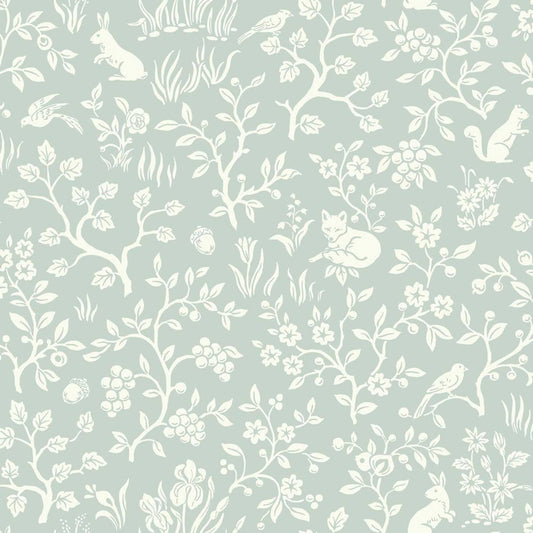 York Magnolia Home 3 Fox & Hare Wallpaper, Pink