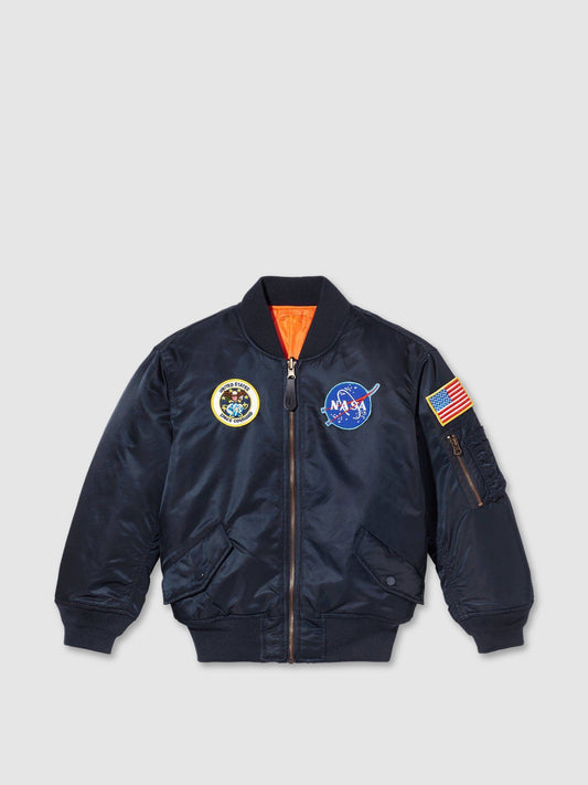 Alpha Industries Nasa Ma-1 Bomber Jacket Y - Blue - 3t