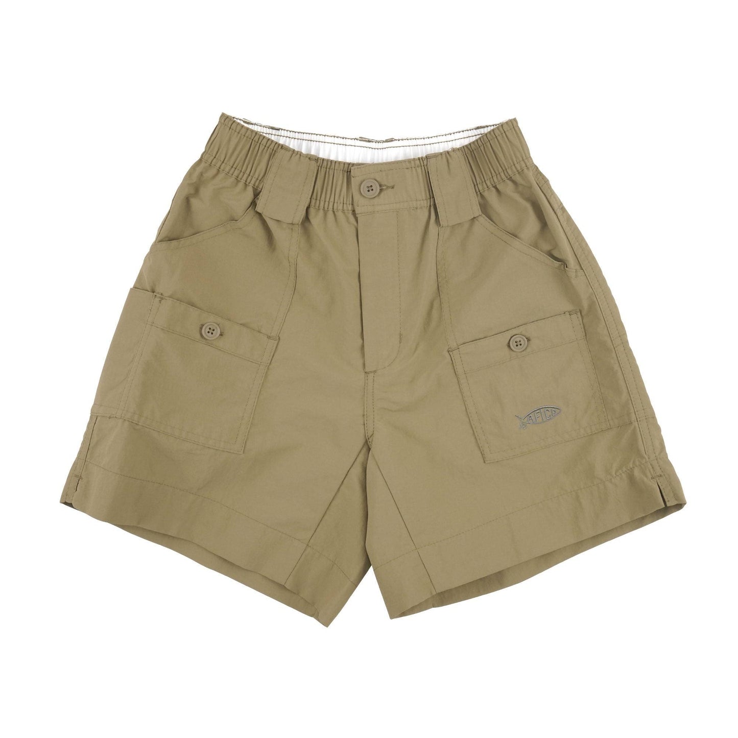 Aftco Original Fishing Shorts Long Khaki / 34