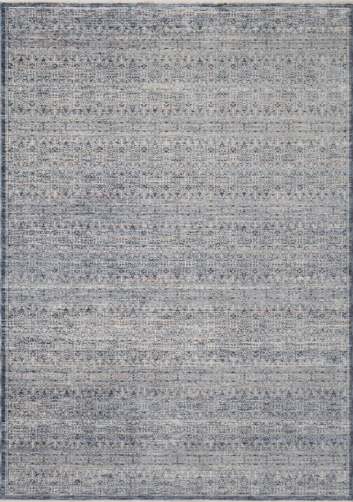 Amber Lewis X Loloi 5 3 7 9 Denim/Ivory Zuma Zum-01 Area Rug