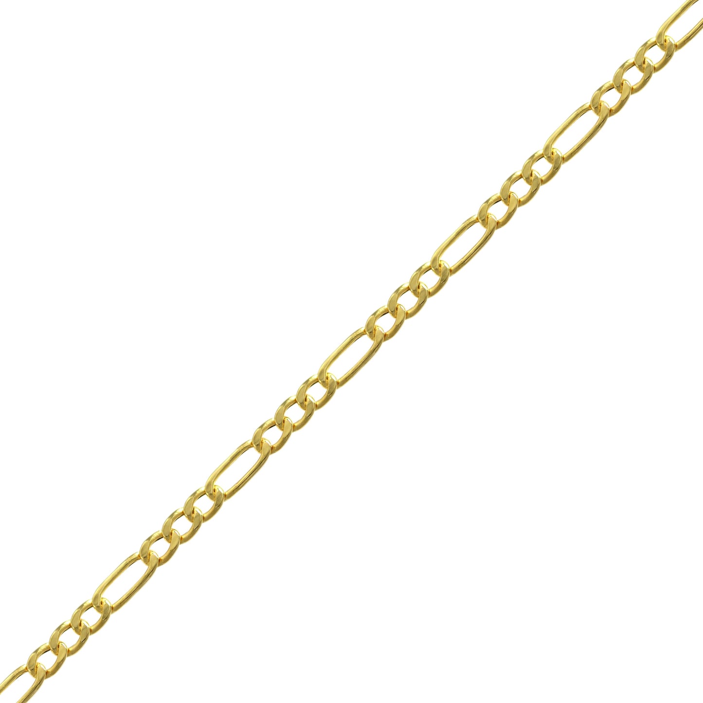 Brilliance Fine Jewelry 10k Yellow Gold Figaro Chain Necklace, 20