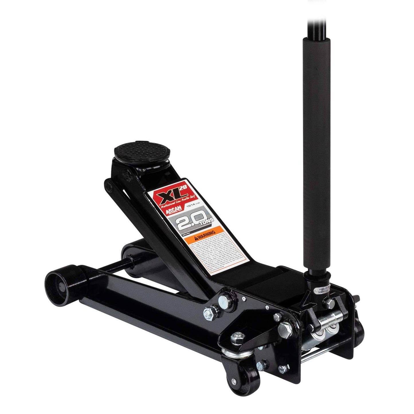 Arcan Xl20 Black Low Profile Steel Service Jack - 2 Ton Capacity