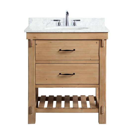 Ari Kitchen & Bath Marina 30 Bathroom Vanity Driftwood Finish