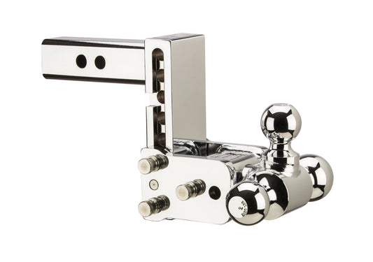 B&W Trailer Hitches 8 Chrome Tri-Ball - Ts10048c