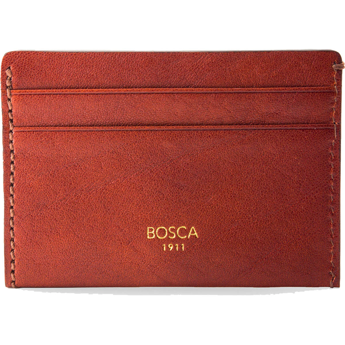 Bosca Old Leather Front Pocket Id Wallet (Cognac)