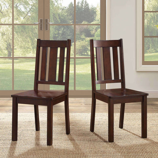 Better Homes And Gardens Bankston Dining Chair Set Of 2 Mocha