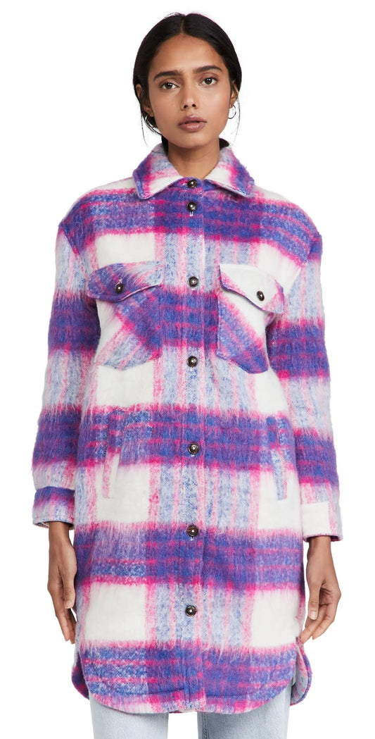 Blank Nyc Prime Time Plaid Jacket Multi