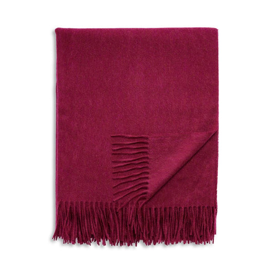 Amicale 100% Cashmere Throw - Dark Purple