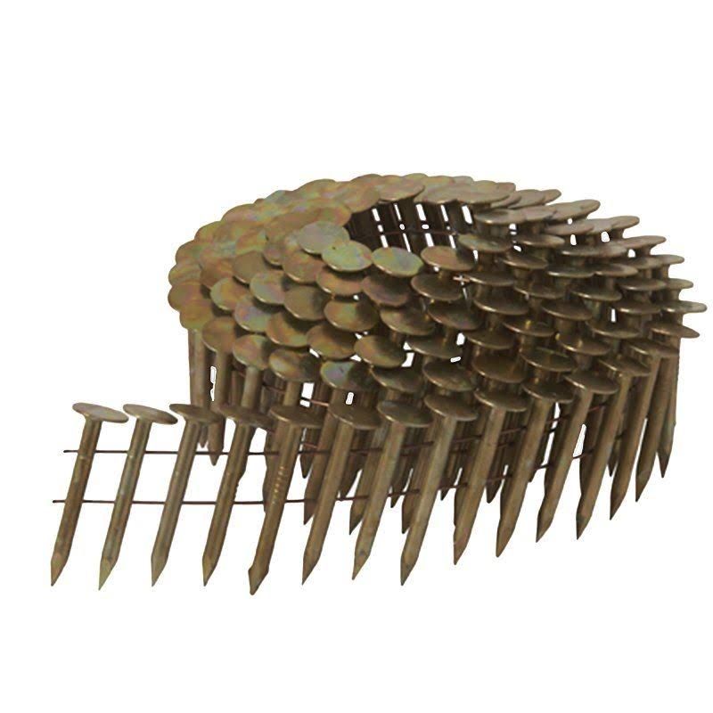 1-1/2 Inch Full Round Head Collated Roofing Nails | 7,200 Count | Metabo Hpt 12112hpt