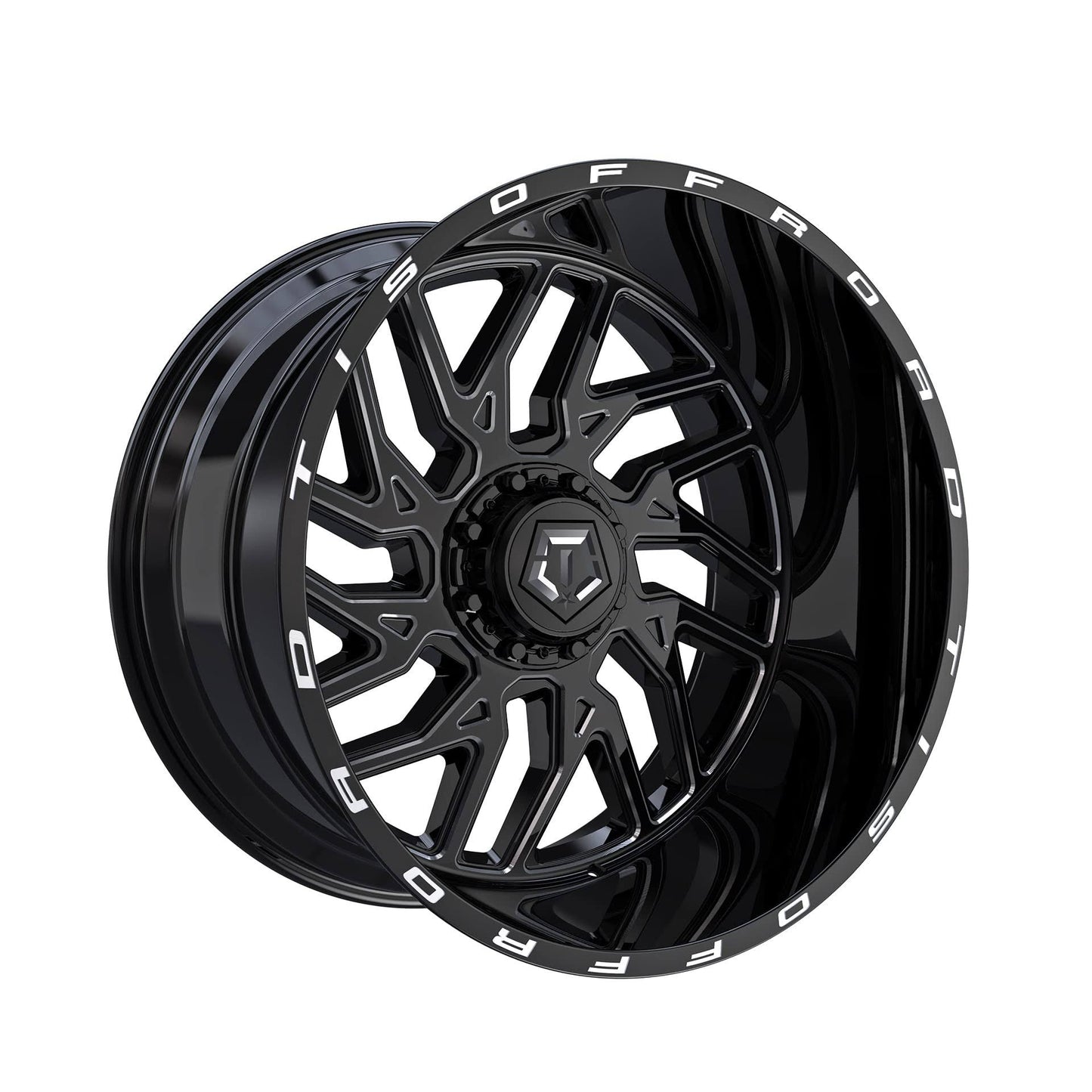 20x10 Machined Black Wheel Tis 544mb 6x120 6x5.5 -19