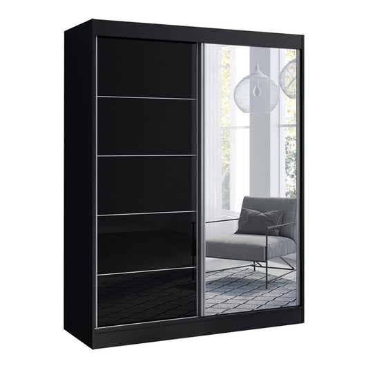 Aria 2 Door 47 Wardrobe (Wenge With Mirror)