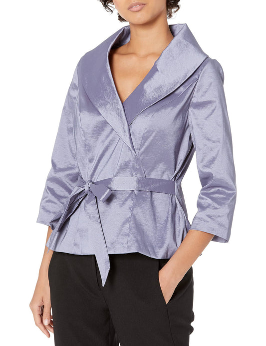 Alex Evenings Women s Stretch Taffeta Blouse