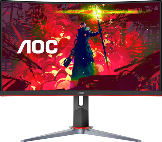 Aoc C32g2 32 Curved Frameless Gaming Monitor Fhd Black