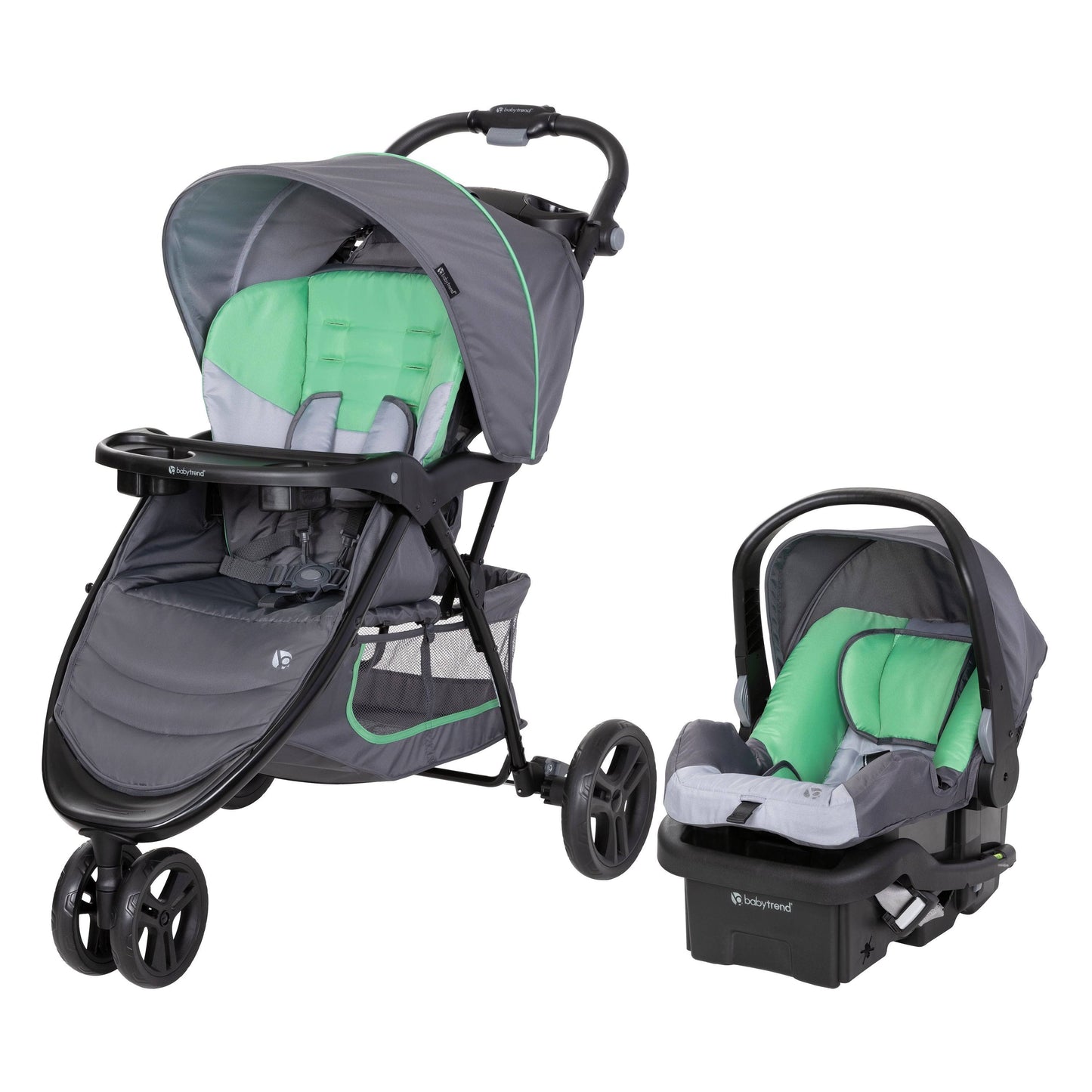 Baby Trend Ez Ride Travel System Stroller, Cozy Mint