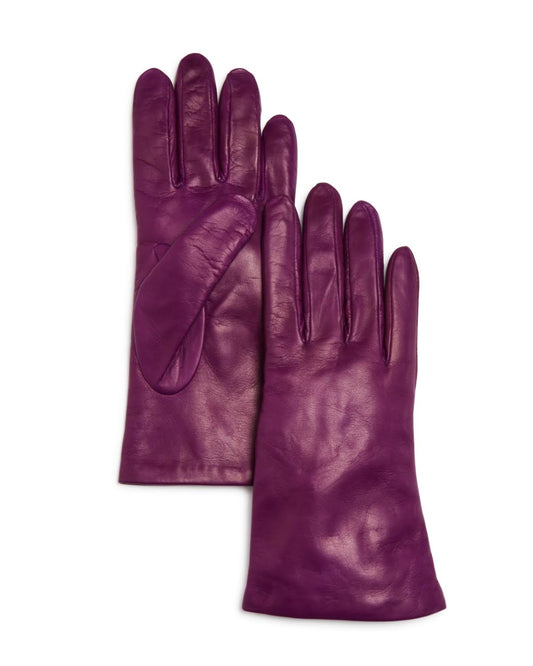 Bloomingdale s Cashmere Lined Leather Gloves - 100% Exclusive - Black