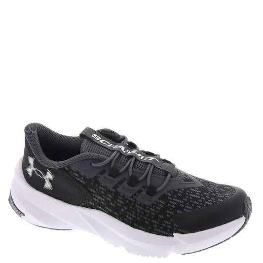 Boys Under Armour Scramjet 5 Running Shoes, 4, Black