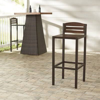 Breanna 29.92 In. Bar Stool, Brown