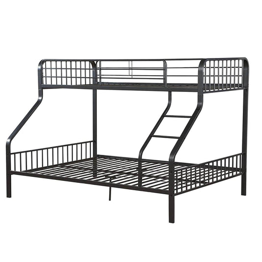 Acme Furniture Caius Bunk Bed, Gunmetal, Twin Xl/Queen