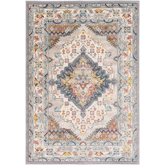 Artistic Weavers Anja Oriental Medallion Area Rug,5 2 X 7 ,Grey