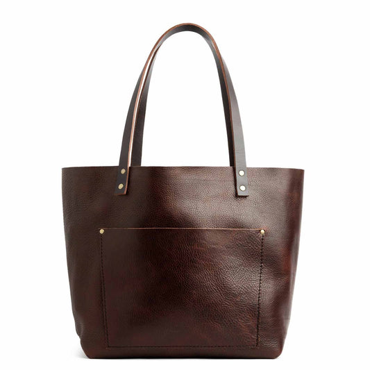 Almost Perfect Leather Tote Bag, Cognac / Classic / Medium