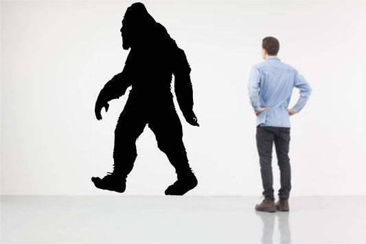 Xxl Life-Size 7 Foot Tall Bigfoot Yeti Sasquatch Sighting Cabin Wall Decor Vinyl Decal Sticker